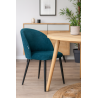 Krzesło Colin noga metalowa tkanina Vogue