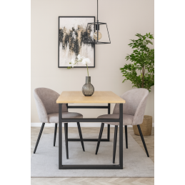 Krzesło Colin tkanina Vogue noga metalowa