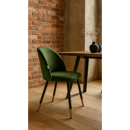 Krzesło Colin noga metalowa tkanina Vogue