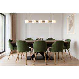 Krzesło Colin tkanina Vogue noga metalowa