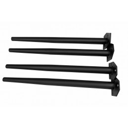 Krzesło welurowe GOYA BL06 na czarnych nogach Nowoczesne krzesło do salonu, jadalni i kuchni