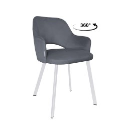 Krzesło Milano – welur, noga metalowa