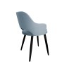 Krzesło Milano tkanina Welur noga metalowa