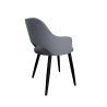 Krzesło Milano tkanina Welur noga metalowa