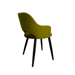 Krzesło Milano tkanina Welur noga metalowa