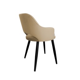 Krzesło Milano tkanina Welur noga metalowa