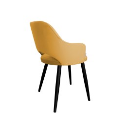 Krzesło Milano tkanina Welur noga metalowa