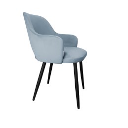 Krzesło Milano tkanina Welur noga metalowa