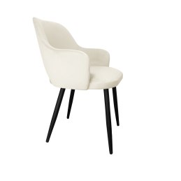 Krzesło Milano tkanina Welur noga metalowa