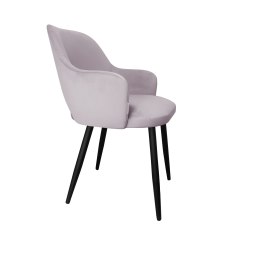 Krzesło Milano tkanina Welur noga metalowa