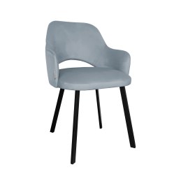 Krzesło Milano tkanina Welur noga metalowa