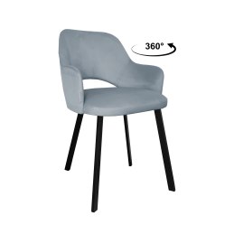 Krzesło Milano – welur, noga metalowa