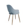 Krzesło Milano tkanina Welur noga metalowa