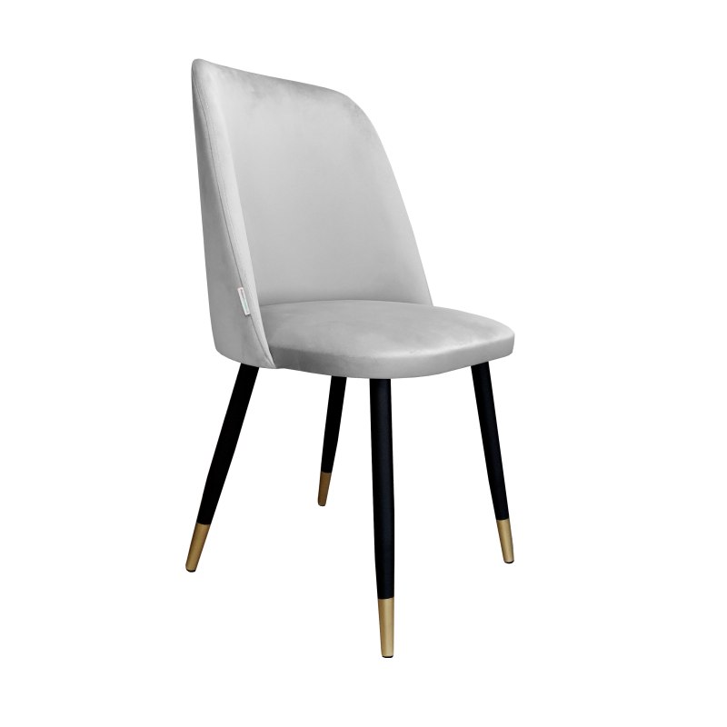 Krzesło welurowe GOYA  Nowoczesne krzesło do salonu, jadalni i kuchni