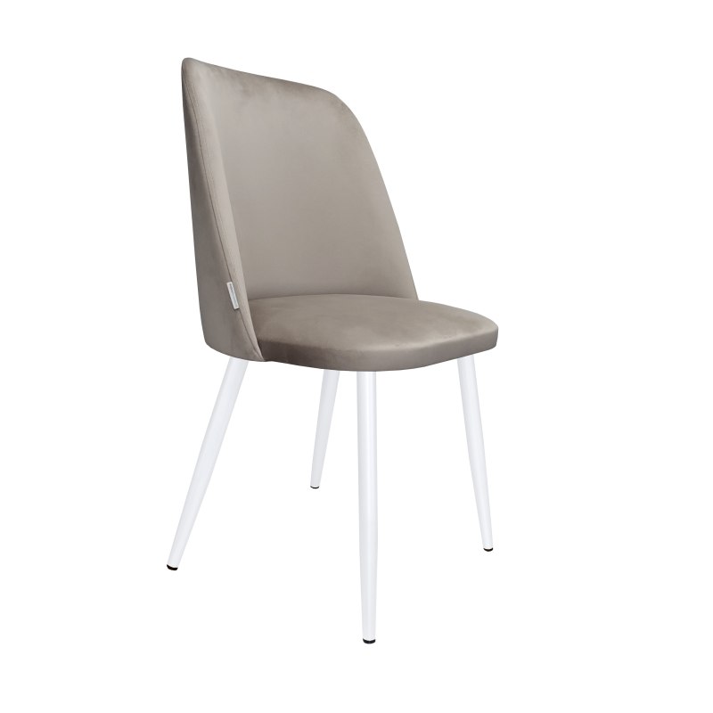 Krzesło welurowe GOYA  Nowoczesne krzesło do salonu, jadalni i kuchni