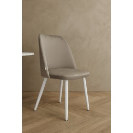 Krzesło welurowe GOYA  Nowoczesne krzesło do salonu, jadalni i kuchni