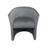 Fotel CLUB w tkaninie welur - aksamitny, wygodny