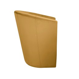 Fotel CLUB w tkaninie welur - aksamitny, wygodny