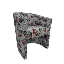 Fotel CLUB tkanina Mikrofaza – nowoczesny i wygodny