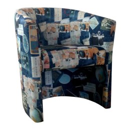 Fotel CLUB tkanina Mikrofaza – nowoczesny i wygodny