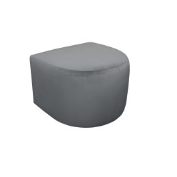 Fotel CLUB z podnóżkiem tkanina Welur