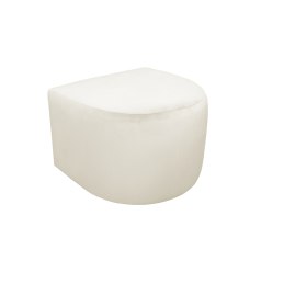 Fotel CLUB z podnóżkiem w tkaninie welur – turkusowy, elegancki fotel z podnóżkiem