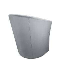 Fotel CLUB z podnóżkiem tkanina Welur