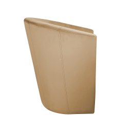 Fotel CLUB z podnóżkiem tkanina Welur