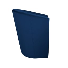 Fotel CLUB z podnóżkiem tkanina Welur