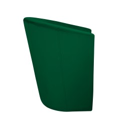 Fotel CLUB z podnóżkiem tkanina Welur