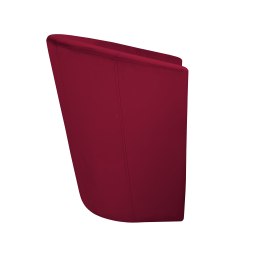 Fotel CLUB z podnóżkiem tkanina Welur