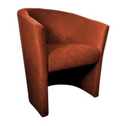 Fotel CLUB z podnóżkiem tkanina Mikrofaza – elegancja i styl