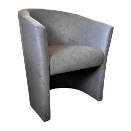 Fotel CLUB z podnóżkiem tkanina Mikrofaza – elegancja i styl