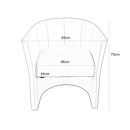 Fotel CLUB z podnóżkiem tkanina Mikrofaza – elegancja i styl