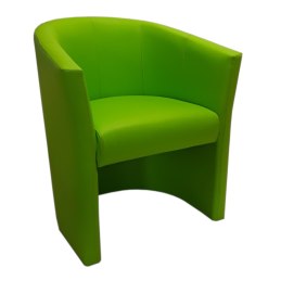 Fotel CLUB z podnóżkiem tkanina Eko skóra – elegancja i komfort