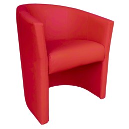 Fotel CLUB z podnóżkiem tkanina Eko skóra – elegancja i komfort