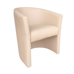 Fotel CLUB z podnóżkiem tkanina Eko skóra – elegancja i komfort