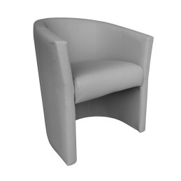 Fotel CLUB z podnóżkiem tkanina Eko skóra – elegancja i komfort