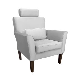 Fotel DENVER tkanina Welur noga drewniana