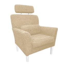 Fotel DENVER tkanina Rolf noga drewniana