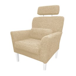 Fotel DENVER tkanina Rolf noga drewniana