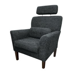 Fotel DENVER tkanina Rolf – elegancki z nogami venge