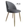 Krzesło Colin – noga metalowa, elegancja i wygoda