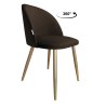 Krzesło Colin – noga metalowa, elegancja i wygoda