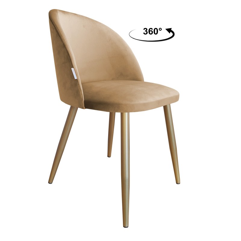 Krzesło Colin – noga metalowa, elegancja i wygoda