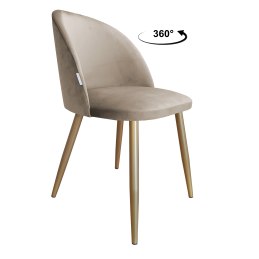 Krzesło Colin – noga metalowa, elegancja i wygoda