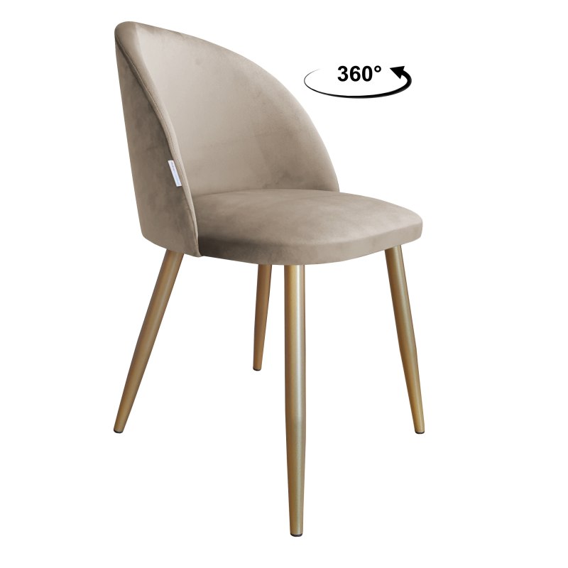 Krzesło Colin – noga metalowa, elegancja i wygoda