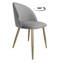 Krzesło Colin – noga metalowa, elegancja i wygoda