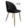 Krzesło Colin – noga metalowa, elegancja i wygoda