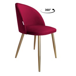 Krzesło Colin – noga metalowa, elegancja i wygoda